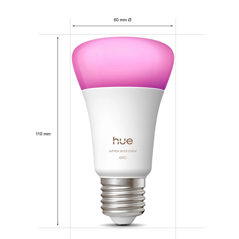 Philips Hue E27 A60 810LM Lamp - Philips Light Hue White recensione e prezzo