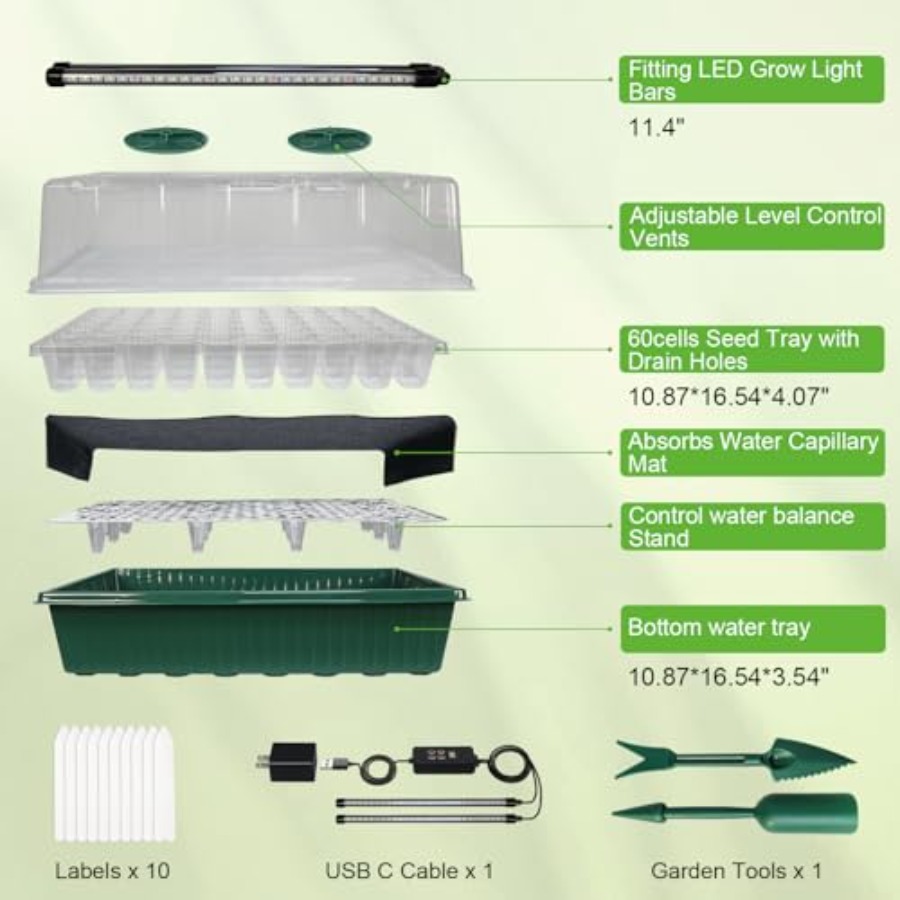 Kit di Avviamento Semi con Luc - Humidity Dome Kit recensione e prezzo